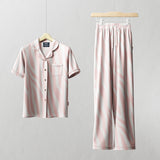 Pyjama long en bambou pour femme - imprimé zèbre