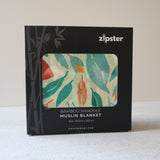Coperta di mussola grande desing floreale