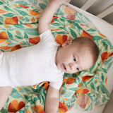 Coperta di mussola grande desing floreale