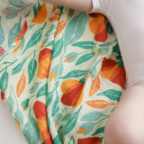 Coperta di mussola grande desing floreale