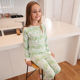 Skabelon til pyjamas-sæt til børn