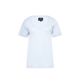 Maglietta per l'allattamento al seno con scollo a V Baby Blue