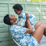 Women's Bamboo Pyjama Short Set - Elephant - Zipster