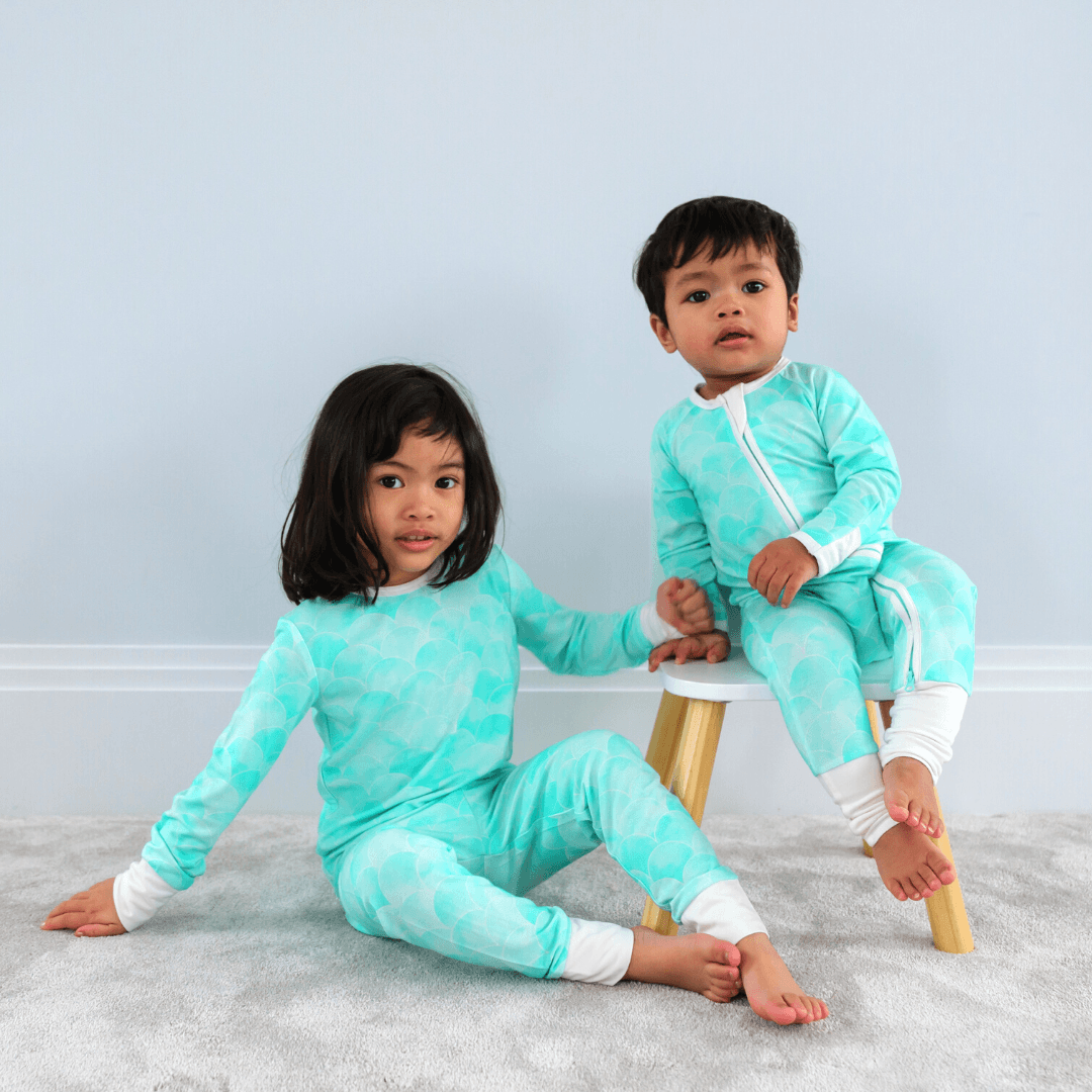 Children's PJ Set Waves - Zipster