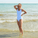 Ladies Swimsuit Stripes - Zipster